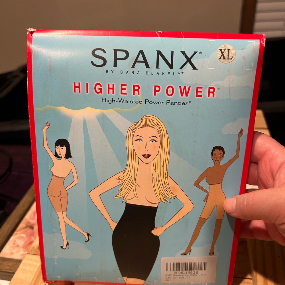 SPANX High-Waisted Shapewear in Soft Nude Plus Size XL NEW